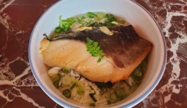 Rice in Awase Dashi with Black Cod