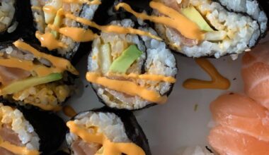 Homemade sushi
