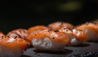 Salmon nigiri