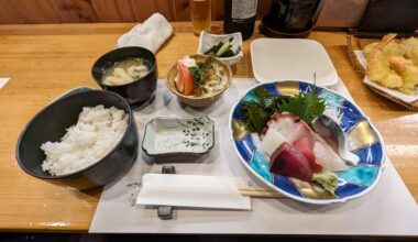 Sashimi Dinner at Local Izakaya in Nagoya! Delicious