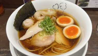 Shouyu tori paitan ramen from 鶏喰～TRICK～ in Yokohoma