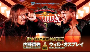 G1 Semifinals card set; ft. an NJPW vs NOAH tag match