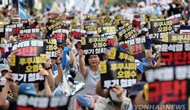 Thousands rally in Seoul to protest Fukushima water release | Yonhap News Agency