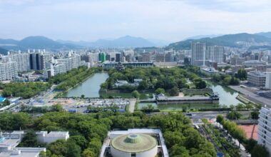 Hiroshima hotel room view