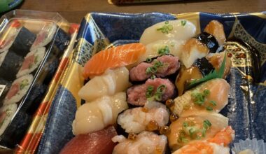 $30 of supermarket sushi in Japan