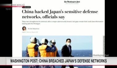 China breached Japan's classified defense networks, The Washington Post reports | NHK WORLD-JAPAN News