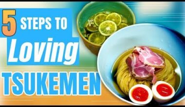 Cold Tsukemen with 5 Steps from the Chef on How to Eat it