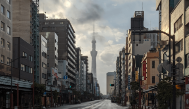 Tokyo Skytree in the early morning