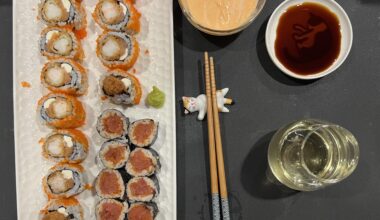 Sushi and white wine kind of night