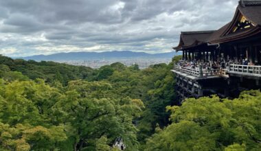 A small glimpse of Kyoto from the Kiyomizu-dera