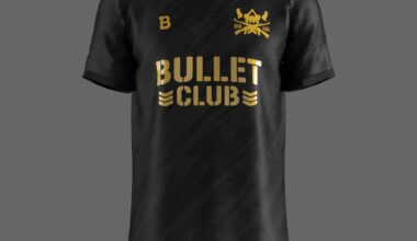 NJPW and BLCKSMTH Launch Bullet Club Gold Football Jersey