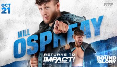 Will Ospreay coming to Bound For Glory PPV in Chicago Oct 21