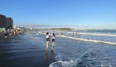 Katase Higashihama beach, Enoshima