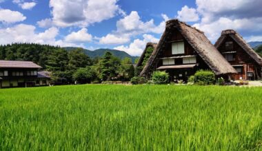 Shirakawa-go in the summer of 2023