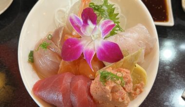 Chirashi bowl, Higo Sushi, La Habra, Ca