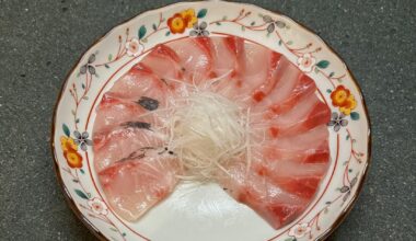 Shima Aji sashimi