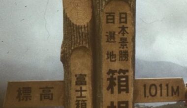 Hi Reddit, can you help me find the exact location of this sign. It is somewhere around Mt. Fuji, I think near Hakone. I want to recreate an old picture. Thank you!