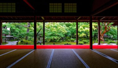 Summer at Engo-ji Temple, a famous temple in Ichijoji, Kyoto