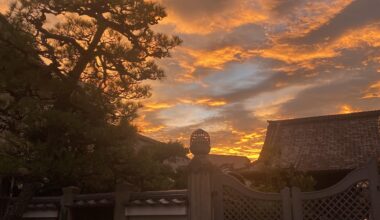 Sunrise in Kyoto