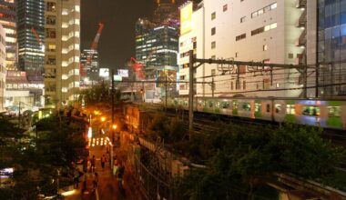 Busy Shibuya.