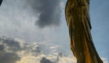 Sunset on Golden Kannon in Yanaka