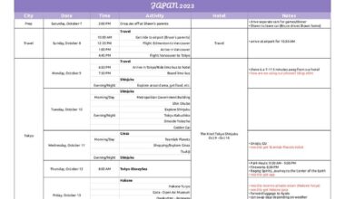 16 Day Itinerary Check (TOKYO - KYOTO - OSAKA - TOKYO)