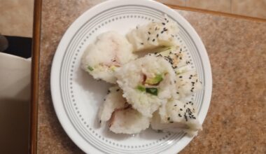 First time making sushi as a 16yo