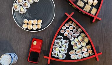 [Homemade] Sushi and Miso Soup