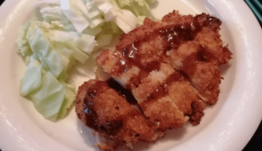 Second time making tonkatsu