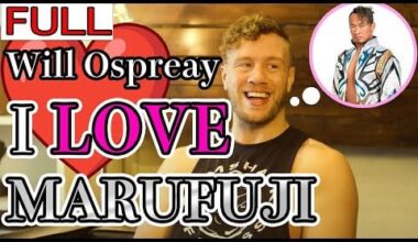 Will Ospreay spends ten minutes gushing over Naomichi Marufuji