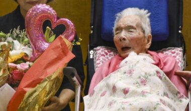 Record 92,000 people are now aged 100 or older in Japan, women account for 88%