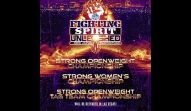 All three STRONG titles will be defended at Fighting Spirit Unleashed 10/28 in Vegas (specific matches TBA)