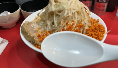 HEAVY tonkotsu at Senrigan in Tokyo