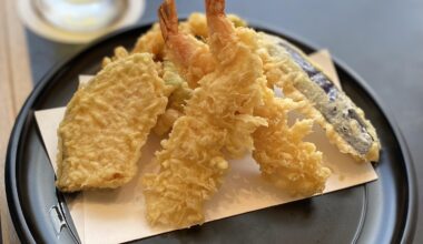 Tempura at Mitsukoshi Ginza