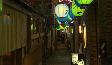 Alley in Kitashinchi, Osaka