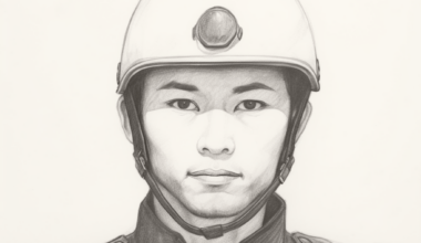 Sketch of the man behind the 300 milion yen robbery, generated with AI