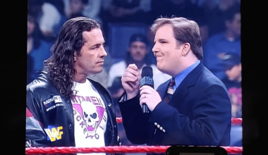 According to Kevin Kelly, NJPW initially wanted BRET HART to join the commentary desk for Omega/Jericho at Wrestle Kingdom 12