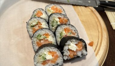 First and second attempt at making sushi