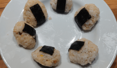 First time making onigiri (I cant cook)