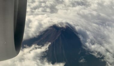 Mt. Fuji from the air ✈️