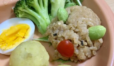 Tsukimi dinner for my toddler