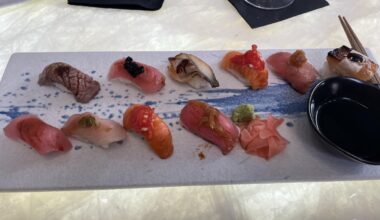 "Japanese Crudo" Tasting Menu from TerraSole, Ridgefield, CT