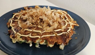 Okonomiyaki for lunch