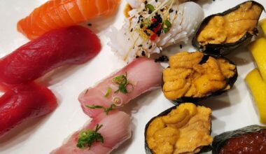 Nigiri sushi for one plus a free dish