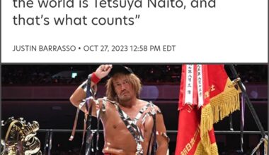 Naito saw what happened to Okada LOL