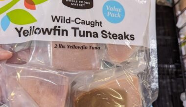 Are These Frozen Wild-Caught Yellowfin Tuna Steaks Safe to Eat Raw?