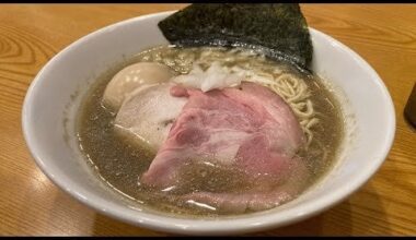 Powerful Niboshi Ramen at Chigonoki in Tokyo