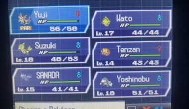 Pokémon Nuzlocke with NJPW naming theme.