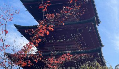 Five story pagoda at Saishoin Temple, Hirosaki.