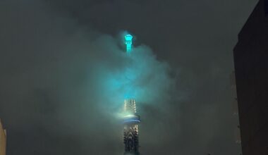 Tokyo Skytree invaded by cloud